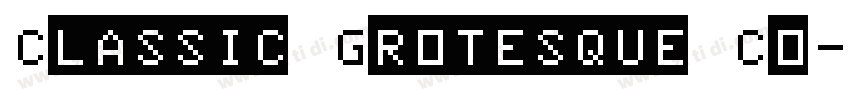 Classic Grotesque Co字体转换